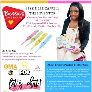 All in one pacifier Teether Clips 2 pack